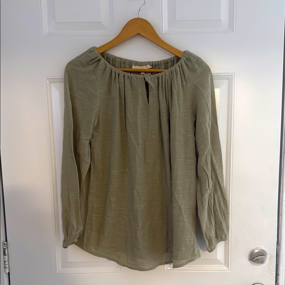 Kindred Bravely Sage Green Nursing Blouse